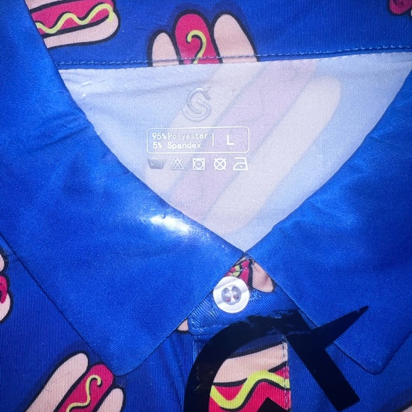 NWT Golf Shirt for Men DryFit Mens Golf Shirt Short Sleeve. - Picture 3 of 3